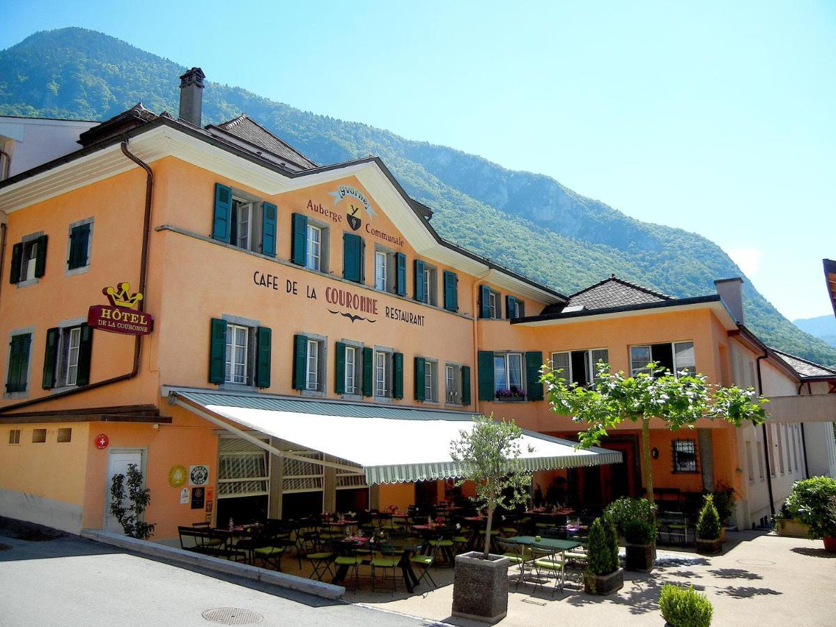 Auberge Communale De La Couronne Yvorne المظهر الخارجي الصورة